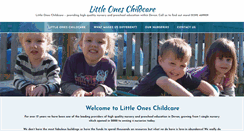 Desktop Screenshot of littleonesnursery.co.uk